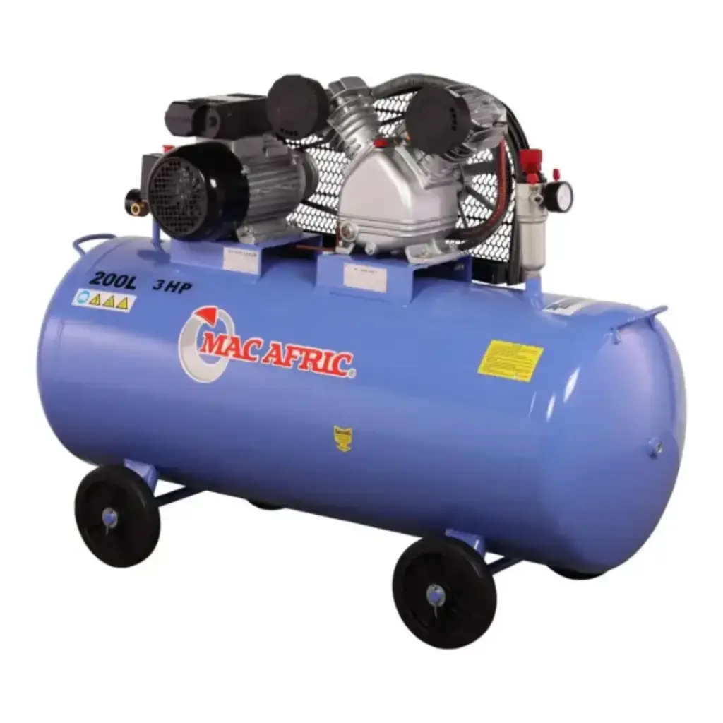 200L 2.2 KW (3 HP) 230 V BELT DRIVEN COMPRESSOR