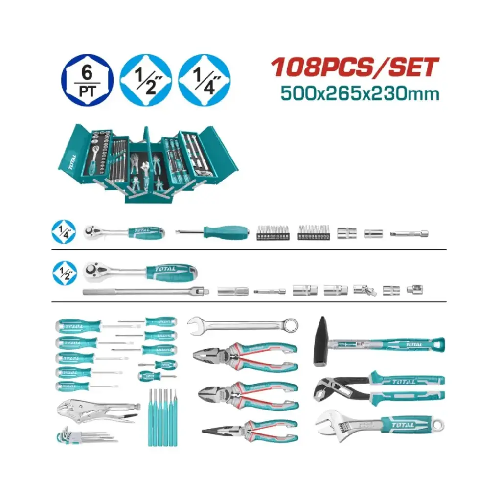 108  PCS TOOLS CHEST SET TOTAL