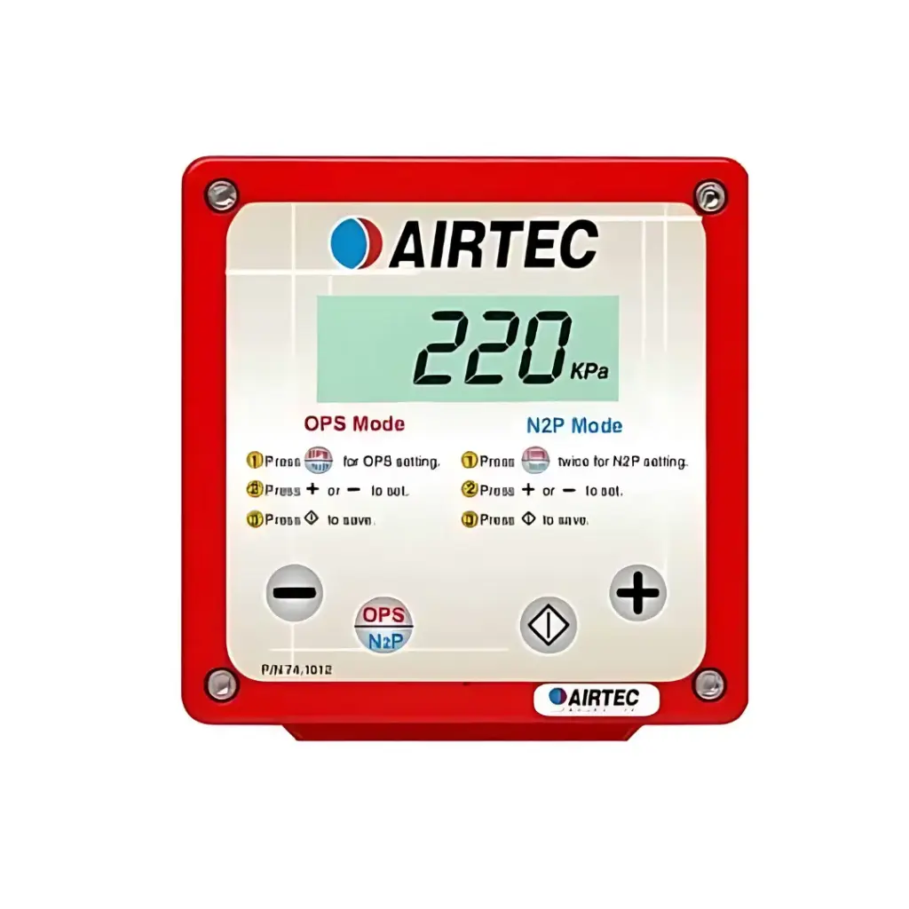 WALL GAUGE AIRTEC MXA COMPACT RED