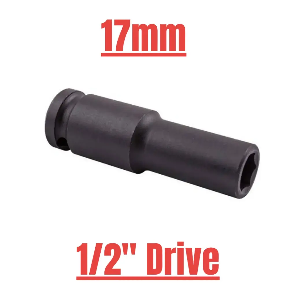 IMP SOCKET DEEP 1/2" 17mm