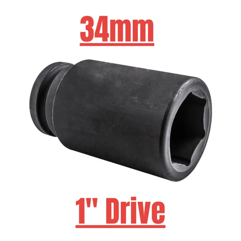 IMP SOCKET DEEP 1" 34mm BRITO