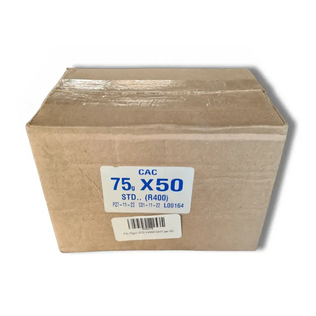 75gm STD W/WEIGHT per 50