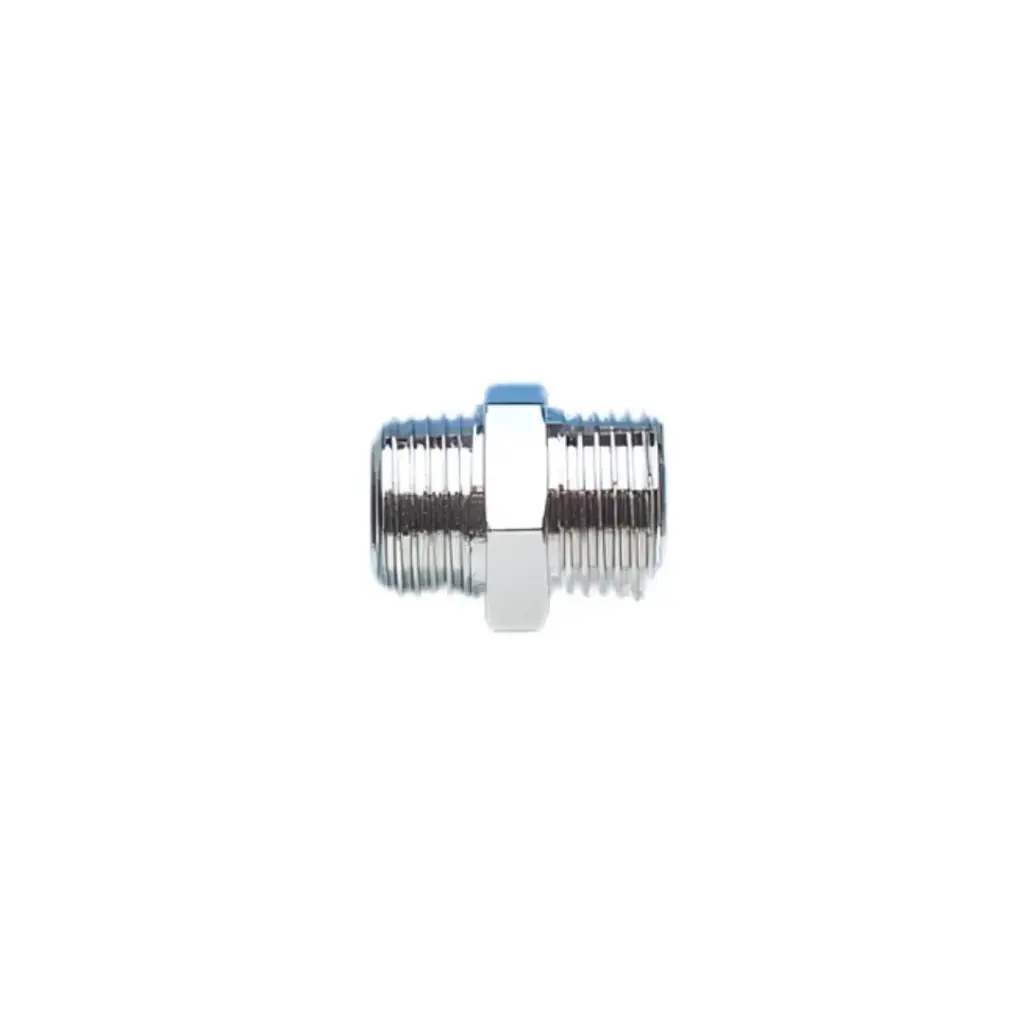 BARREL NIPPLE 1/4" MALE-MALE