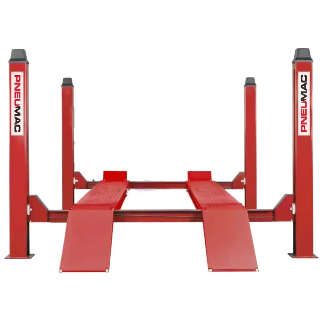 PNEUMAC 4-POST LIFT 5TON CLEAR RAMP