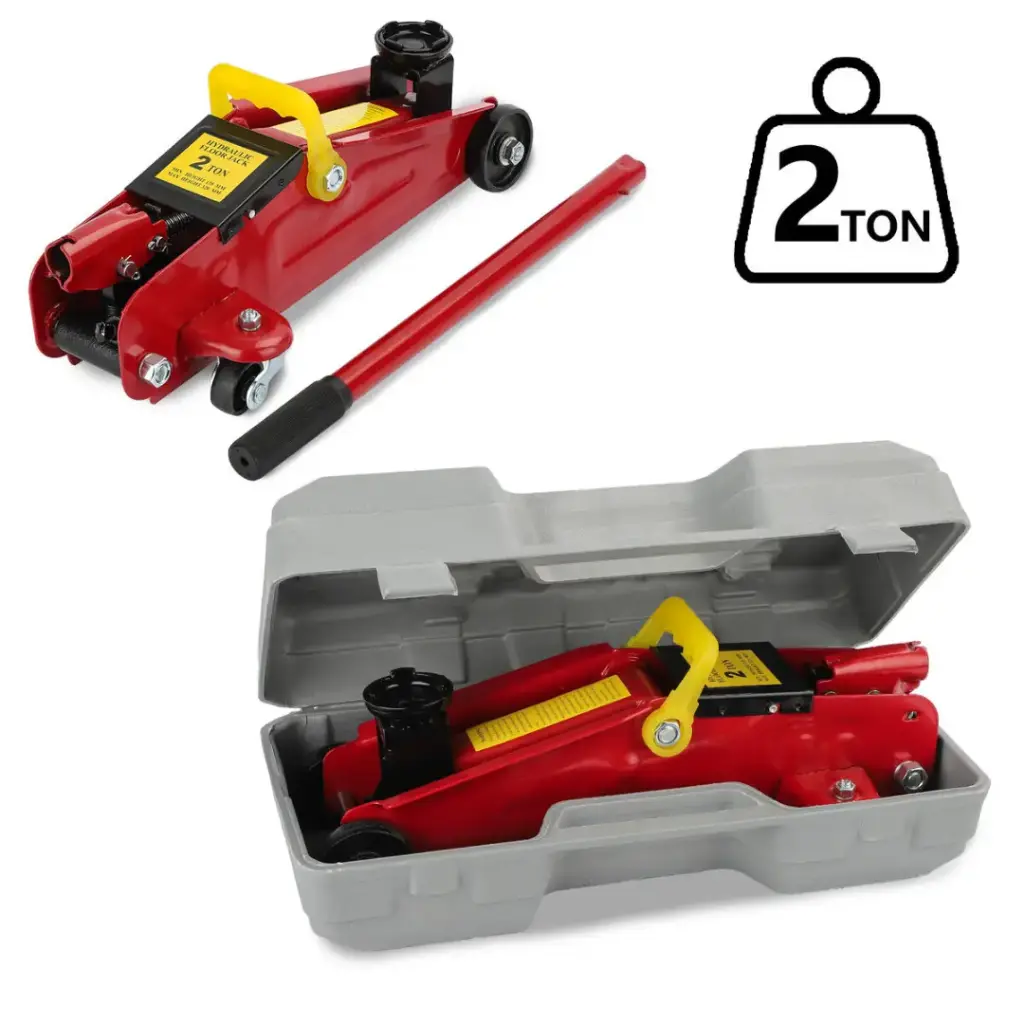 LIGHT DUTY TROLLEY JACK 2 TON IN PLASTIC CASE