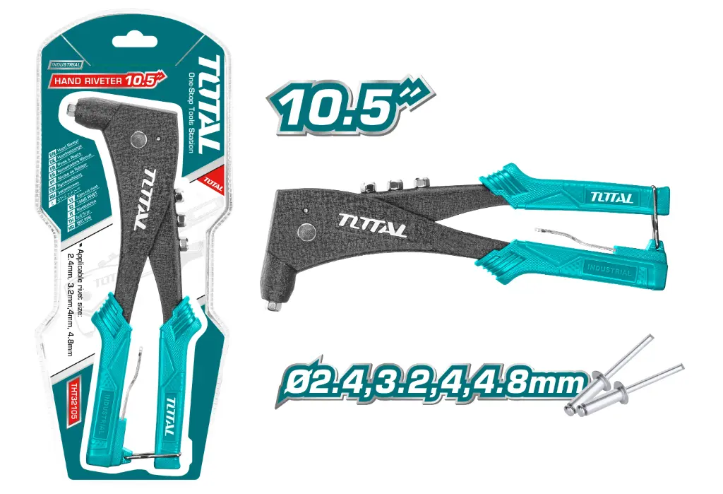 TOTAL HAND RIVETER - HD 2.4MM - 4.8MM CAPACITY