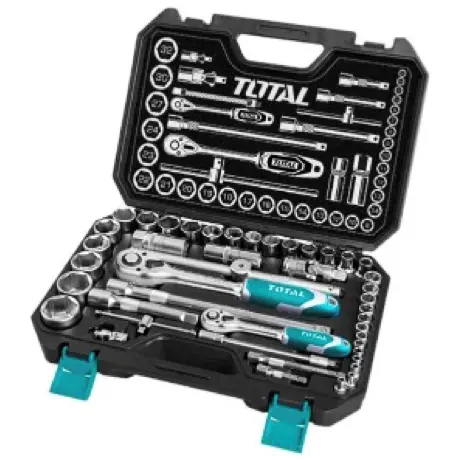 TOTAL 44PCS 1/4"+1/2" SOCKET SET