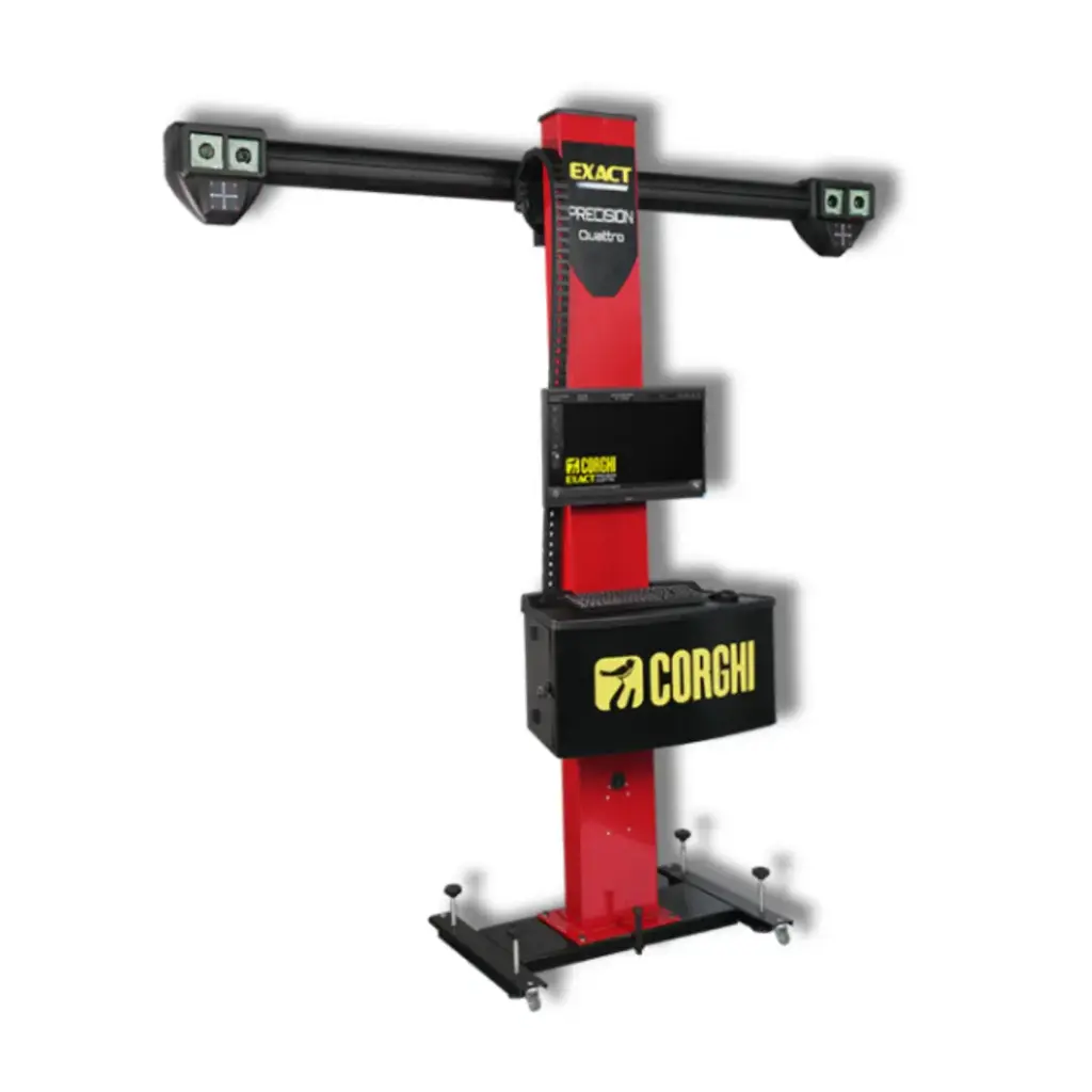 EXACT PRECISION QUATTRO X4 CAMERA ALIGNER with 4 x CLAMP ON TYRE QUICK BRACKETS