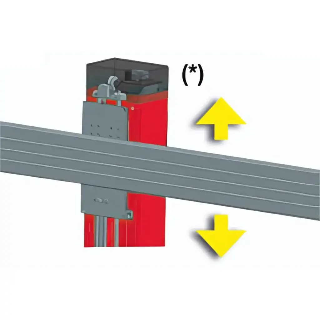 MOVEABLE BOOM FOR LINEAR PLUS ALIGNER