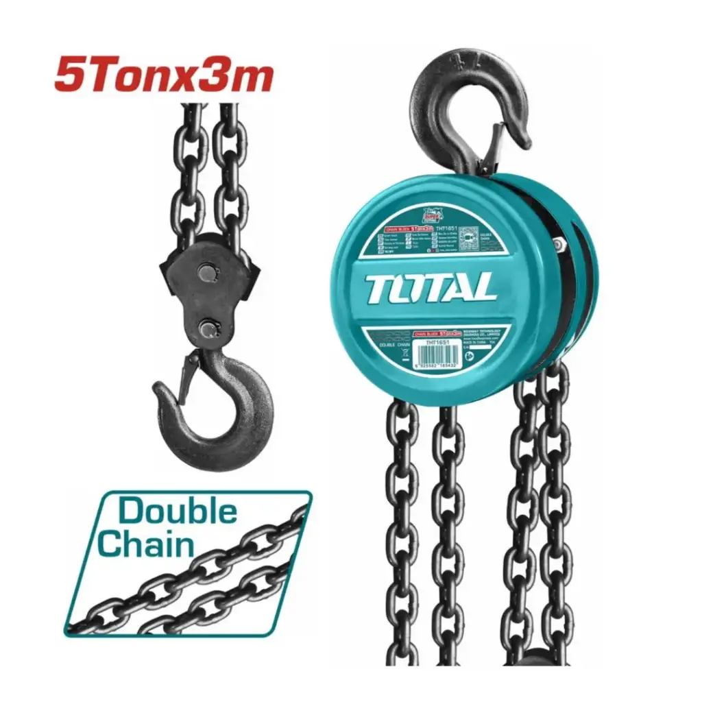 TOTAL CHAIN BLOCK 5T X 3M LIFT