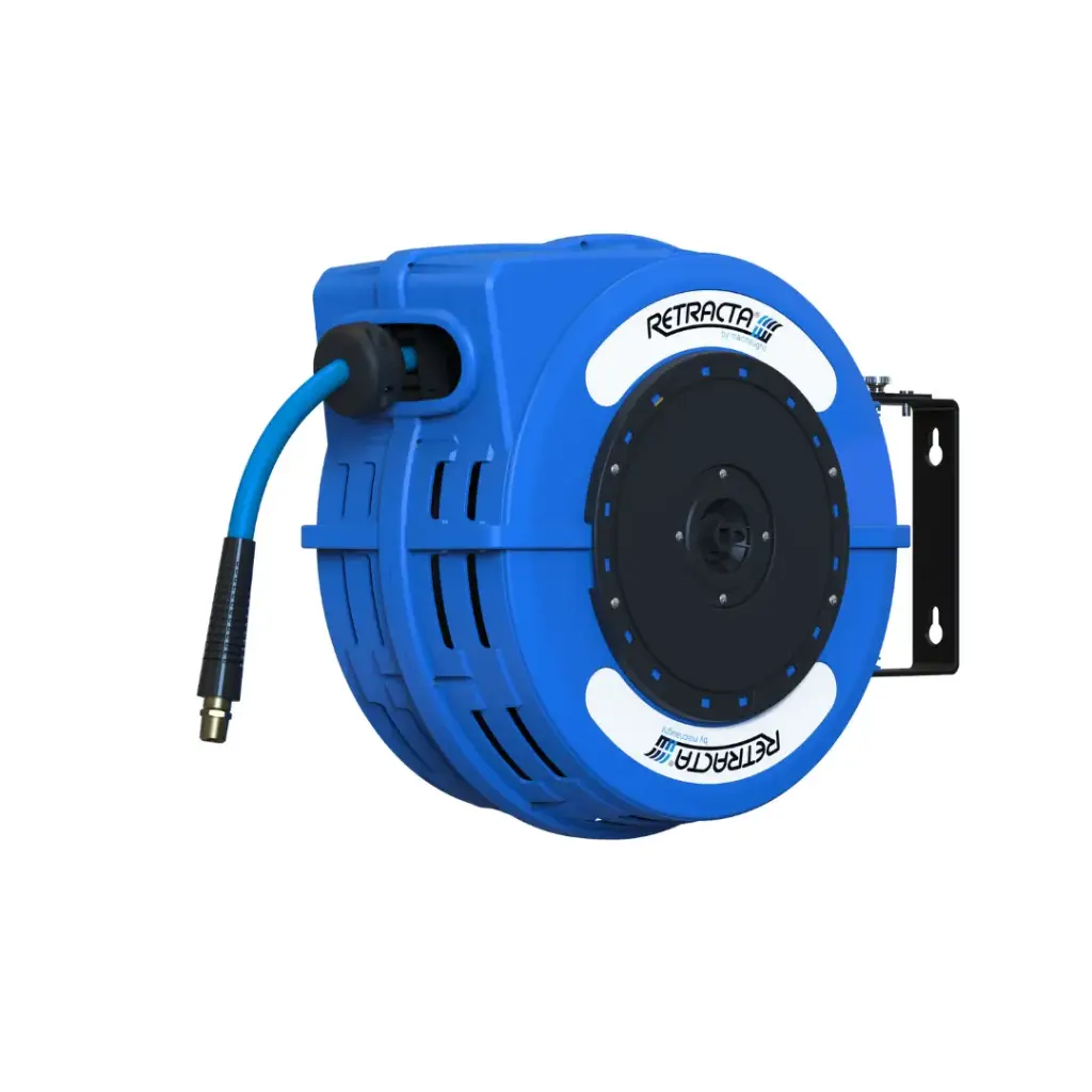 RETRACTA HOSE REEL BLUE AIR/WATER (15M X 3/8INCH)