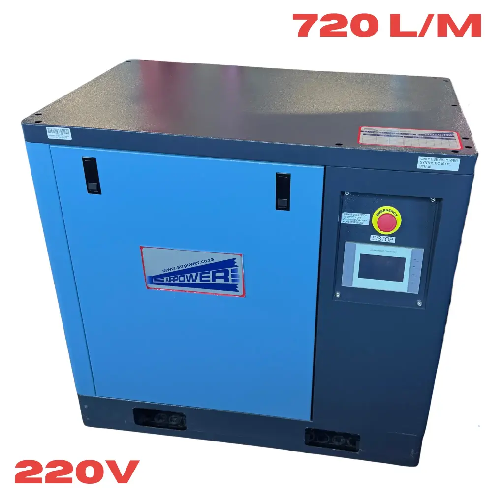 AIRPOWER SCREW COMPRESSOR 5.5KW/7.5HP 220V SINGLE PHASE