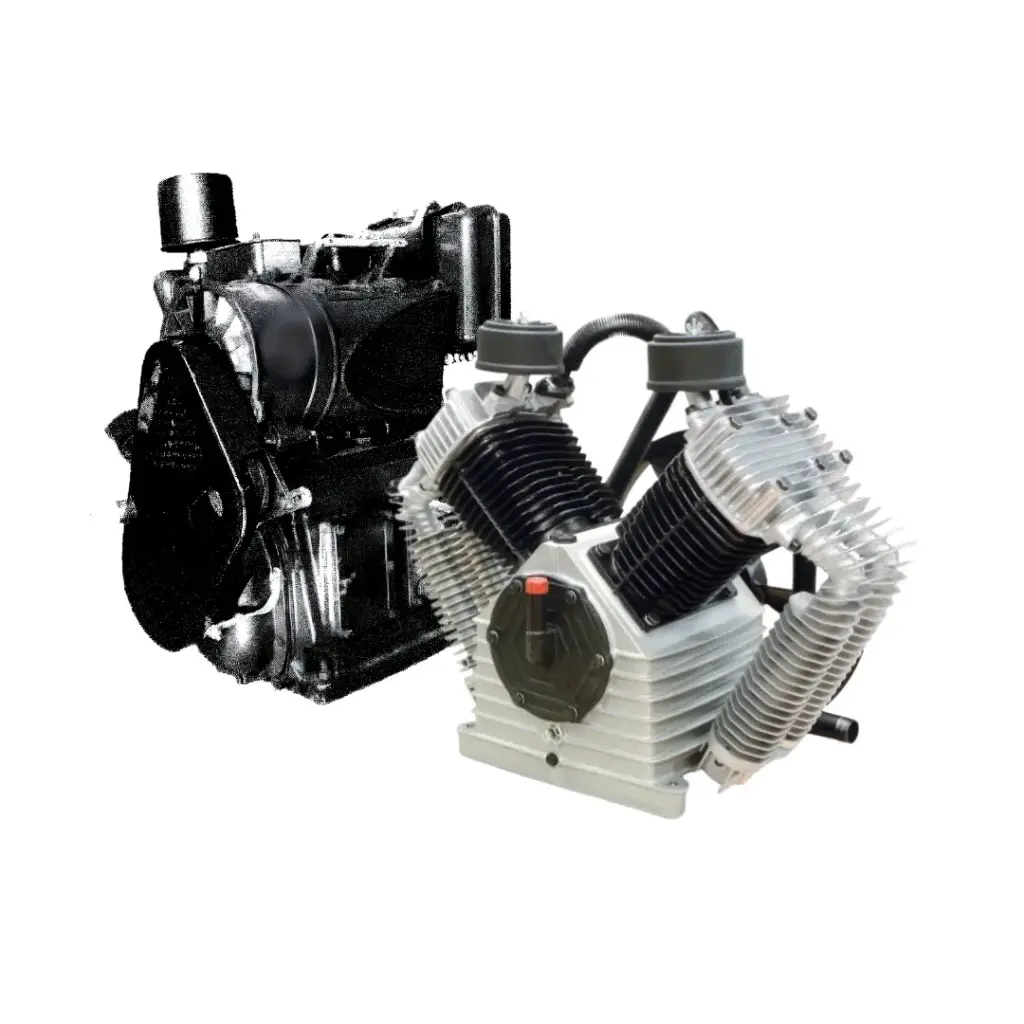 AIRPOWER AP25/100/BASE  H/D INDUSTRIAL DIESEL COMPRESSOR 25HP ELECT. START & BATTERY 2000 L/MIN 12BAR WITHOUT TANK