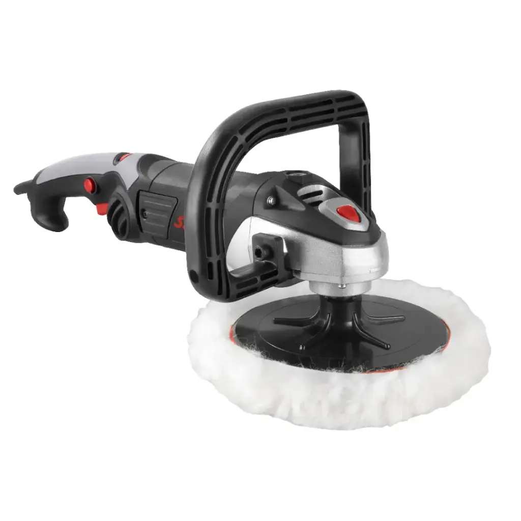 SKIL CAR POLISHER 1,200W DIA. 180MM, 1000 - 3600RPM, CONSTANT SPEED CONTROL, 3 PADS