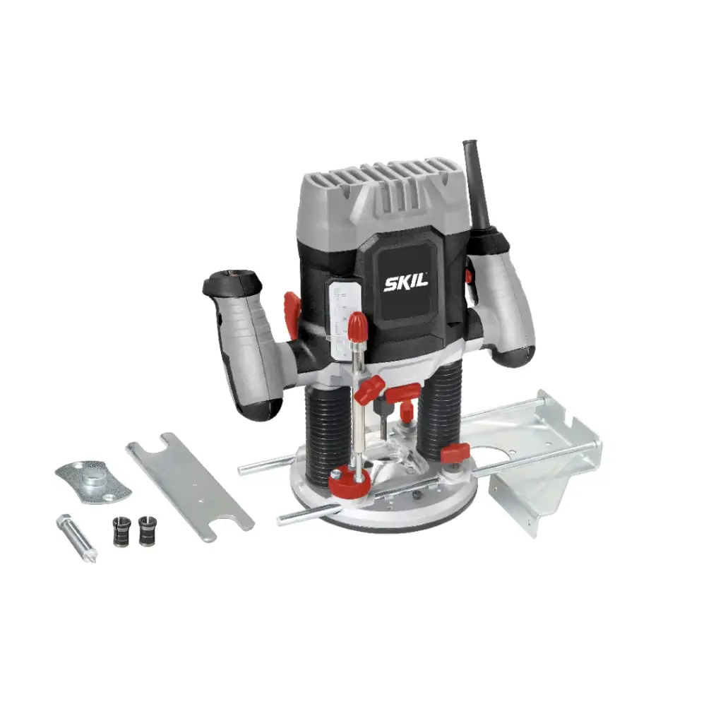SKIL ROUTER 1,200W COLLET 6MM, 6.3MM AND 8MM, 11,000 - 30,000RPM, 55MM MAX STROKE, INCL. STRAIGHT BIT