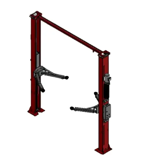 [702050E] PNEUMAC HYDR CLEARFLOOR 2POST LIFT 4 TON 220V(ELECTRONIC LOCKS)