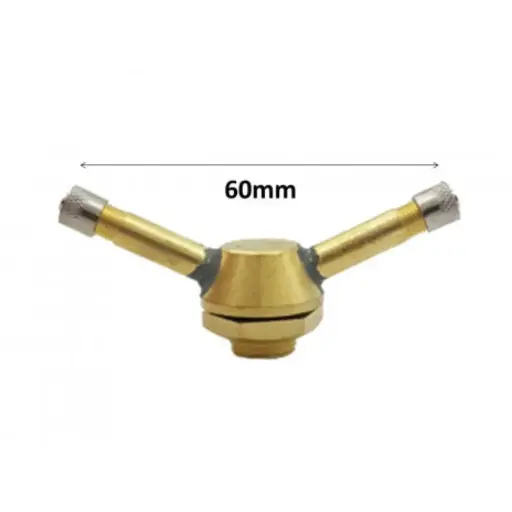 [212505] VALVE TUBELESS TRUCK DUAL STEM Y-SHAPE