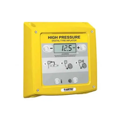 [300512] WALL GAUGE AIRTEC XHB HIGH PRESSURE/FLOW 1/2 YELL"