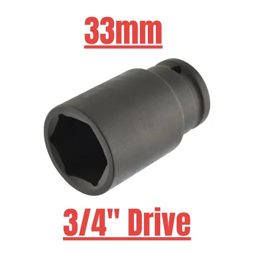 [534133] IMP SOCKET DEEP 3/4" 33mm