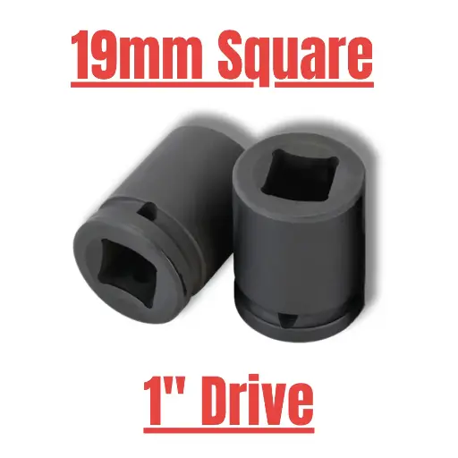 [535219] IMP SOCKET 1" 19mm SQ