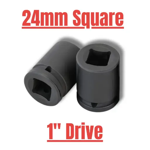 [535224] IMP SOCKET 1" 24mm SQ