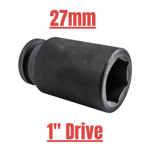 [536127] IMP SOCKET DEEP 1" 27mm BRITO