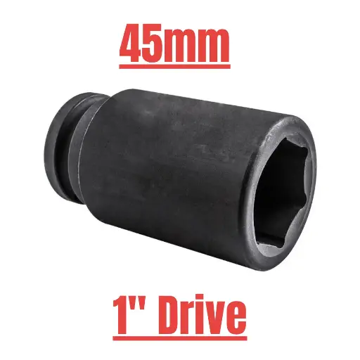 [536145] IMP SOCKET DEEP 1" 45mm BRITO