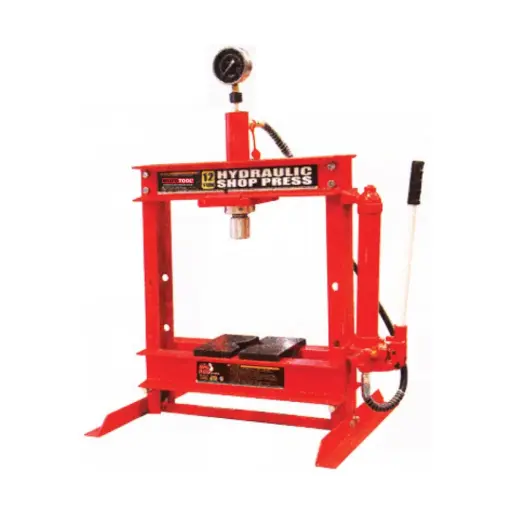 [7-TY12001] SHOP PRESS HUDRAULIC BENCH TYPE 12 TON
