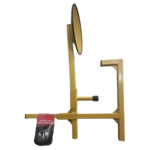 [4-DTWC01] DISH TYPE WHEEL CLAMPS WITH LOCK 200mm DIA x 560mm L arm x 2kg