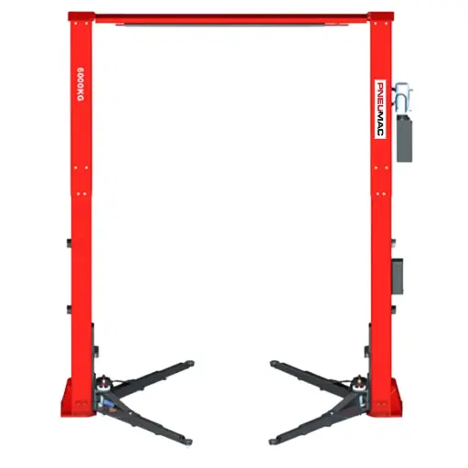 [702057] PNEUMAC CLEARFLOOR 2 POST LIFT 6T 220V 
