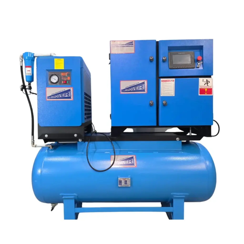 AIRPOWER ON/OFF LOAD FIXED SPEED SCREW COMPRESSOR ON 500L TANK 2000L ...