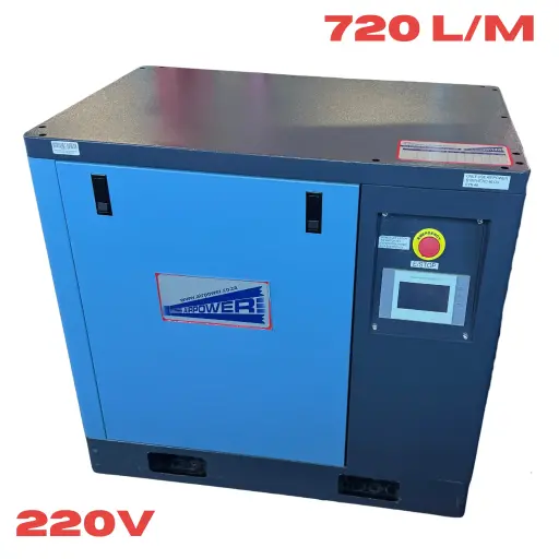 [047,5PAI220V 7,5PAI220V] AIRPOWER SCREW COMPRESSOR 5.5KW/7.5HP 220V SINGLE PHASE