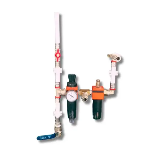 [6-ZPEX33] PEX | DOUBLE COUPLER 1/4" FILTER REG/LUB AIR POINT (PUNCTURE REPAIR STATION)