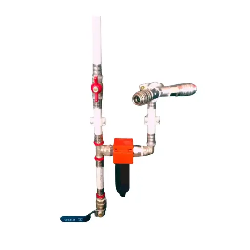 [6-ZPEX15] PEX | DOUBLE COUPLER 1/4" WATER FILTER AIR POINT